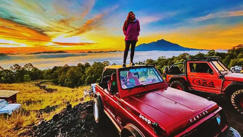 Lazy Cave River Tubing + Sunrise Batur Jeep Tour 3