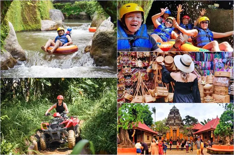 Lazy Cave River Tubing + ATV Ride + Ubud Tour 3