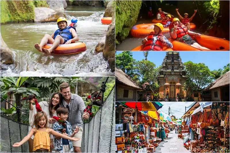 Explore Bali’s Wonders: Lazy Cave River Tubing & Bali Bird Park Adventure