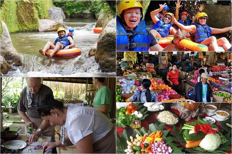 Lazy Cave River Tubing + Ubud Cooking Class