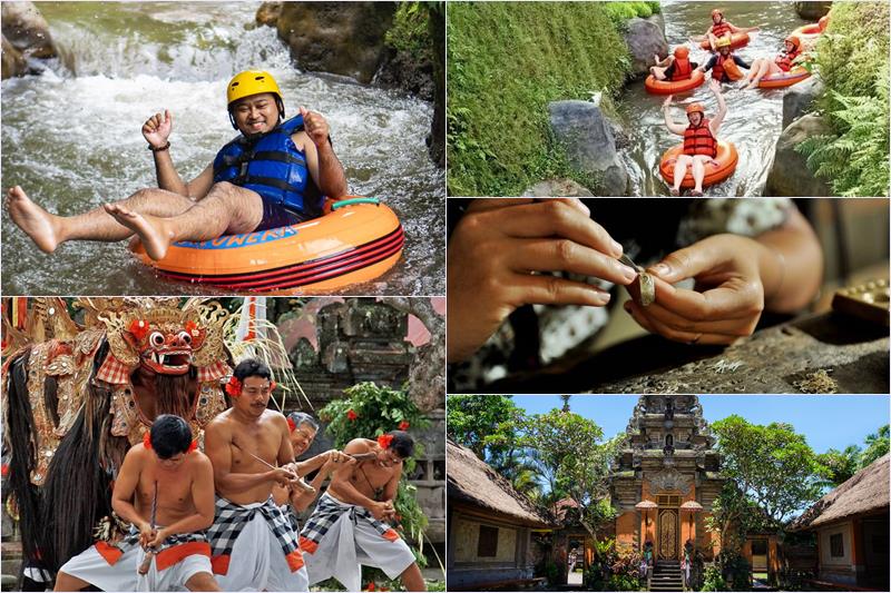 Lazy Cave River Tubing + Barong Dance Tour